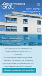 Mobile Screenshot of grau-hv.de